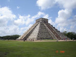 [Main pyramid at Chichen Itza (Sandra 17 July)]