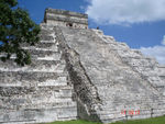 [Main pyramid at Chichen Itza (Sandra 17 July)]