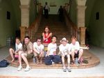 [The team in the Governor’s Palace (Nathan 14 July)]