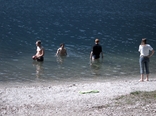 [Swimming in Lake Bohinj]