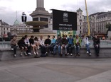 [In Trafalgar Square]